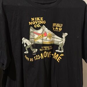 Nike XL moving Company T shirt